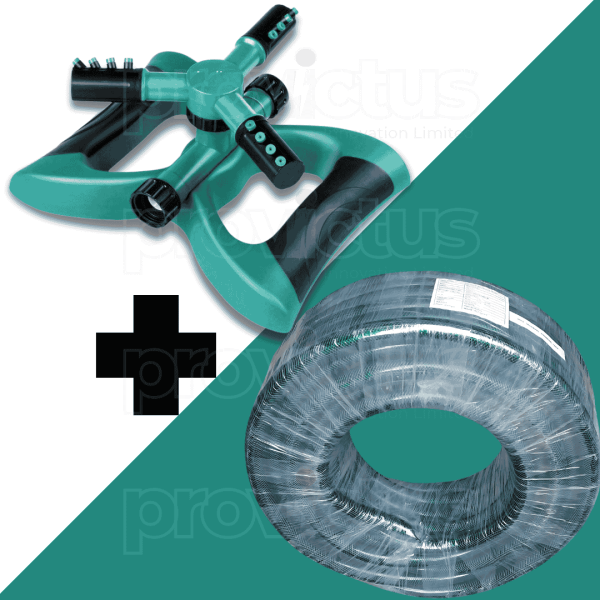 Lawn Irrigation (sprinkler + hose pipe)