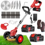 Cordless Brush Cutter with wheels