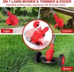 Cordless Brush Cutter with wheels - Image 2